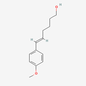 molecular formula C13H18O2 B2917548 (5E)-6-(4-甲氧基苯基)己-5-烯-1-醇 CAS No. 128577-60-6