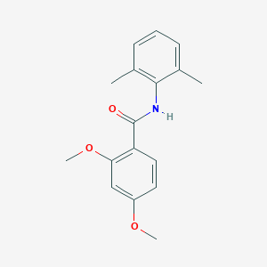 molecular formula C17H19NO3 B291755 N-(2,6-dimethylphenyl)-2,4-dimethoxybenzamide 