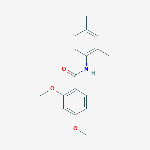 molecular formula C17H19NO3 B291756 N-(2,4-dimethylphenyl)-2,4-dimethoxybenzamide 