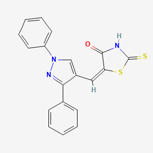 5-(1,3-Diphenyl-1H-pyrazol-4-ylmethylene)-2-mercapto-thiazol-4-one