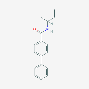 molecular formula C17H19NO B291758 N-(butan-2-yl)biphenyl-4-carboxamide 