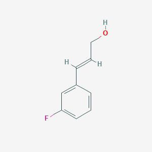 molecular formula C9H9FO B2917580 (E)-3-(3-fluorophenyl)prop-2-en-1-ol CAS No. 125872-67-5