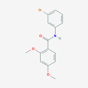 molecular formula C15H14BrNO3 B291759 N-(3-bromophenyl)-2,4-dimethoxybenzamide 