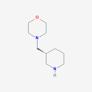 molecular formula C10H20N2O B2917605 4-[(3R)-piperidin-3-ylmethyl]morpholine CAS No. 1807939-63-4