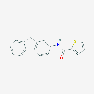 molecular formula C18H13NOS B291761 N-(9H-fluoren-2-yl)thiophene-2-carboxamide 