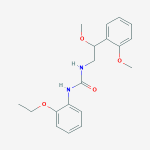 molecular formula C19H24N2O4 B2917610 1-(2-乙氧基苯基)-3-(2-甲氧基-2-(2-甲氧基苯基)乙基)脲 CAS No. 1795455-30-9