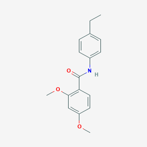 molecular formula C17H19NO3 B291762 N-(4-ethylphenyl)-2,4-dimethoxybenzamide 