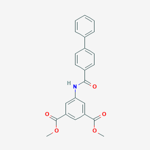 molecular formula C23H19NO5 B291766 Dimethyl 5-[(biphenyl-4-carbonyl)amino]isophthalate 