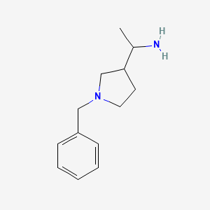 molecular formula C13H20N2 B2917710 1-(1-Benzylpyrrolidin-3-yl)ethanamine CAS No. 107259-16-5