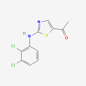 1-[2-(2,3-Dichloroanilino)-1,3-thiazol-5-yl]-1-ethanone