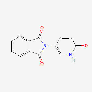 molecular formula C13H8N2O3 B2917721 2-(6-Hydroxypyridin-3-yl)isoindole-1,3-dione CAS No. 1854670-44-2