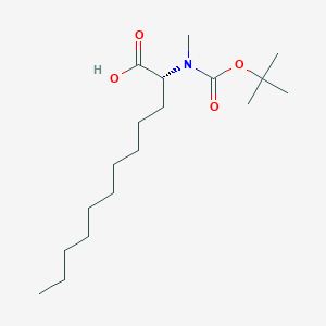 molecular formula C18H35NO4 B2917728 Boc-D-MeAdod(2)-OH CAS No. 2389078-69-5