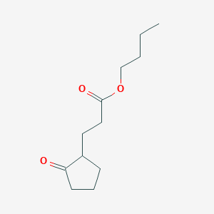 molecular formula C12H20O3 B2917735 Butyl 3-(2-oxocyclopentyl)propanoate CAS No. 79024-99-0
