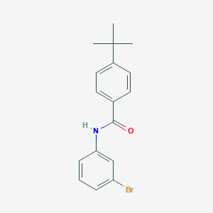 molecular formula C17H18BrNO B291775 N-(3-bromophenyl)-4-tert-butylbenzamide 