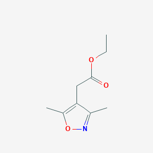 molecular formula C9H13NO3 B2917770 （3,5-二甲基异恶唑-4-基）乙酸乙酯 CAS No. 113618-89-6