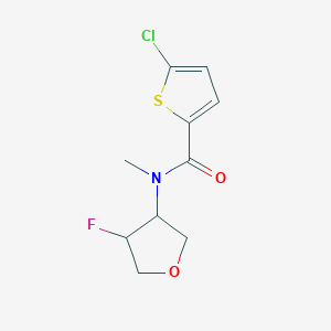 B2917786 5-chloro-N-(4-fluorooxolan-3-yl)-N-methylthiophene-2-carboxamide CAS No. 2199870-75-0