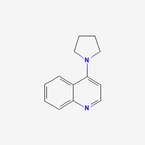 molecular formula C13H14N2 B2917797 4-吡咯烷-1-基喹啉 CAS No. 46384-61-6