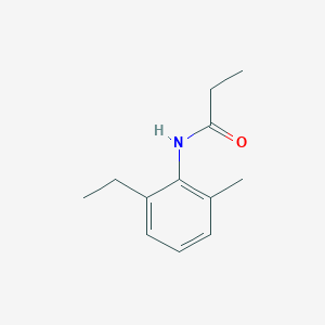 molecular formula C12H17NO B291780 N-(2-ethyl-6-methylphenyl)propanamide 