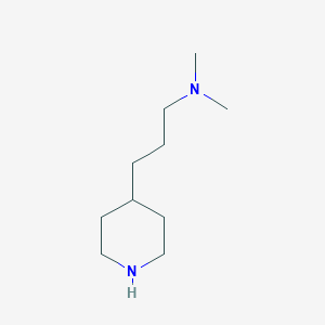 molecular formula C10H22N2 B2917848 Dimethyl[3-(piperidin-4-yl)propyl]amine CAS No. 42270-35-9