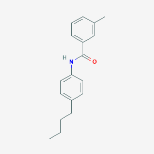 molecular formula C18H21NO B291787 N-(4-butylphenyl)-3-methylbenzamide 