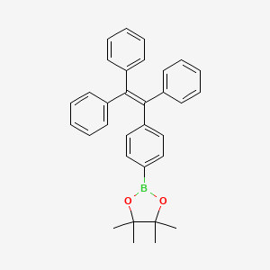 molecular formula C32H31BO2 B2917878 4,4,5,5-四甲基-2-(4-(1,2,2-三苯基乙烯基)苯基)-1,3,2-二氧杂硼环丁烷 CAS No. 1260865-91-5