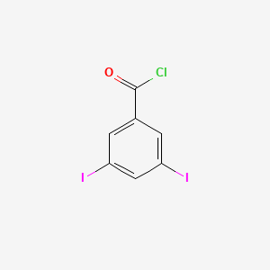 molecular formula C7H3ClI2O B2917889 3,5-Diiodobenzoyl chloride CAS No. 42860-25-3