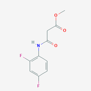 Methyl 2-[(2,4-difluorophenyl)carbamoyl]acetate