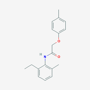 molecular formula C18H21NO2 B291799 N-(2-Ethyl-6-methyl-phenyl)-2-p-tolyloxy-acetamide 