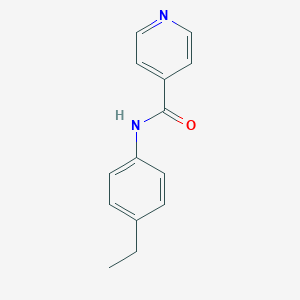 molecular formula C14H14N2O B291802 N-(4-ethylphenyl)isonicotinamide 