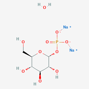 molecular formula C6H13Na2O10P B2918023 α-D-葡萄糖-1-磷酸（二水合钠盐） CAS No. 230954-92-4