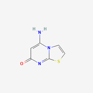 molecular formula C6H5N3OS B2918028 5-氨基-[1,3]噻唑并[3,2-a]嘧啶-7-酮 CAS No. 2413875-49-5