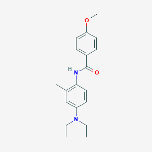 N-[4-(diethylamino)-2-methylphenyl]-4-methoxybenzamide