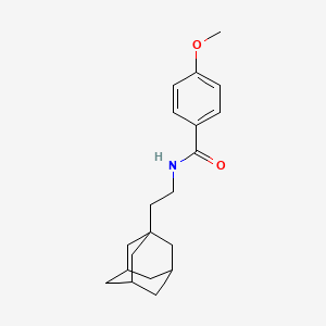 molecular formula C20H27NO2 B2918049 N-[2-(1-adamantyl)ethyl]-4-methoxybenzamide CAS No. 433321-07-4
