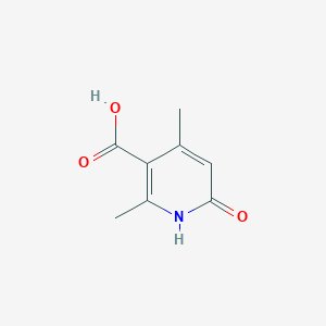 molecular formula C8H9NO3 B2918060 2,4-二甲基-6-氧代-1,6-二氢-3-吡啶羧酸 CAS No. 24186-78-5