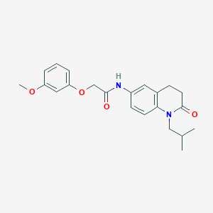 N-(1-isobutyl-2-oxo-1,2,3,4-tetrahydroquinolin-6-yl)-2-(3-methoxyphenoxy)acetamide