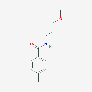 molecular formula C12H17NO2 B291807 N-(3-methoxypropyl)-4-methylbenzamide 