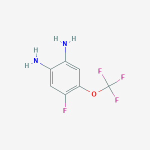 4-Fluoro-5-(trifluoromethoxy)benzene-1,2-diamine