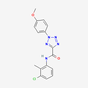 N-(3-chloro-2-methylphenyl)-2-(4-methoxyphenyl)-2H-tetrazole-5-carboxamide