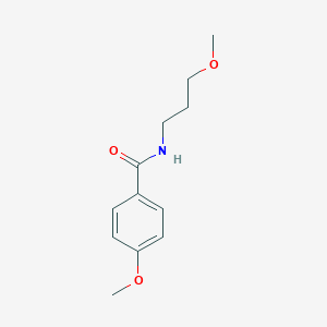 molecular formula C12H17NO3 B291810 4-methoxy-N-(3-methoxypropyl)benzamide 