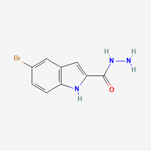 molecular formula C9H8BrN3O B2918122 5-bromo-1H-indole-2-carbohydrazide CAS No. 20948-71-4