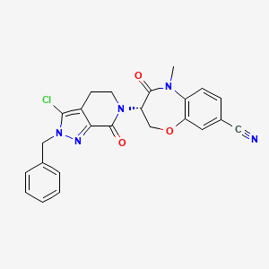 molecular formula C24H20ClN5O3 B2918156 RIP1 kinase inhibitor 1 CAS No. 2095515-38-9