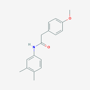 molecular formula C17H19NO2 B291819 N-(3,4-dimethylphenyl)-2-(4-methoxyphenyl)acetamide 