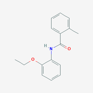 molecular formula C16H17NO2 B291820 N-(2-Ethoxyphenyl)-2-methylbenzamide 