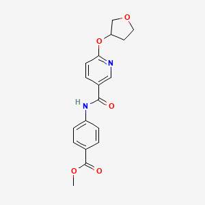 Methyl 4-(6-((tetrahydrofuran-3-yl)oxy)nicotinamido)benzoate