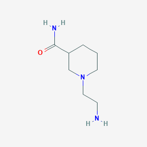 molecular formula C8H17N3O B2918243 1-(2-Aminoethyl)piperidine-3-carboxamide CAS No. 936940-70-4