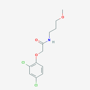 molecular formula C12H15Cl2NO3 B291826 2-(2,4-dichlorophenoxy)-N-(3-methoxypropyl)acetamide 