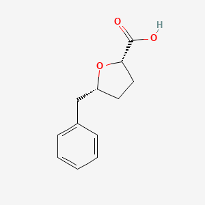 molecular formula C12H14O3 B2918269 (2S,5R)-5-苯基氧唑烷-2-羧酸 CAS No. 2059917-99-4