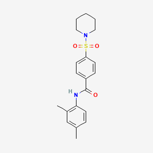 N-(2,4-dimethylphenyl)-4-(piperidine-1-sulfonyl)benzamide