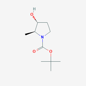 tert-butyl (2S,3R)-3-hydroxy-2-methylpyrrolidine-1-carboxylate