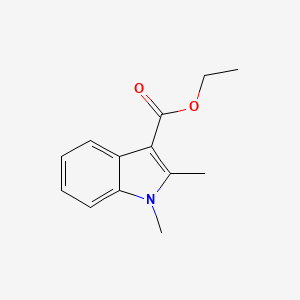 molecular formula C13H15NO2 B2918284 Ethyl 1,2-dimethylindole-3-carboxylate CAS No. 20357-14-6